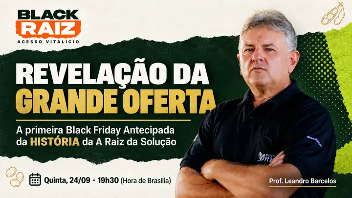 Replay da live Revelação da Grande Oferta, com o Prof. Leandro Barcelos